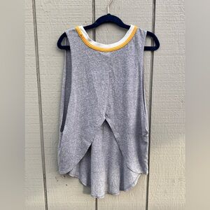 Size medium free people open back workout tank top